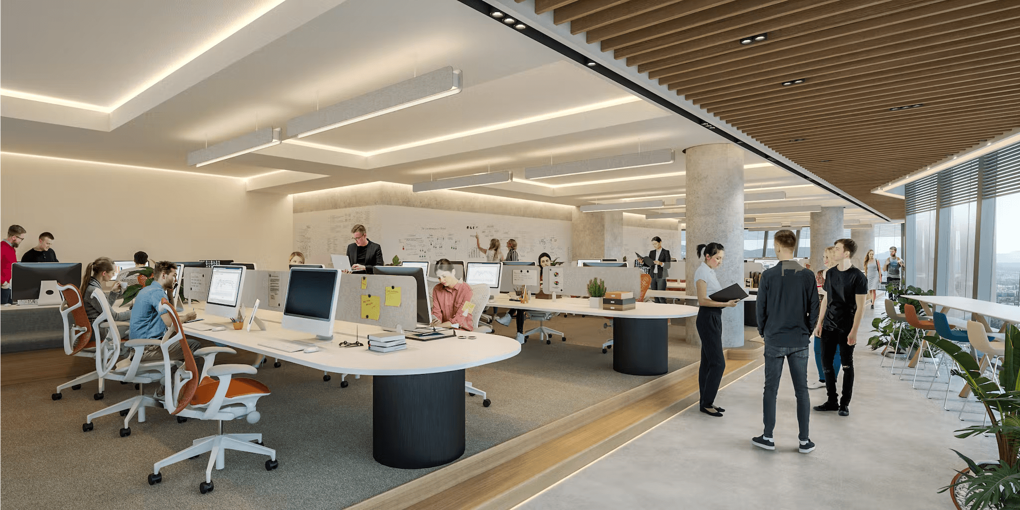 Working desk groups